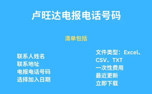 卢旺达电报电话号码